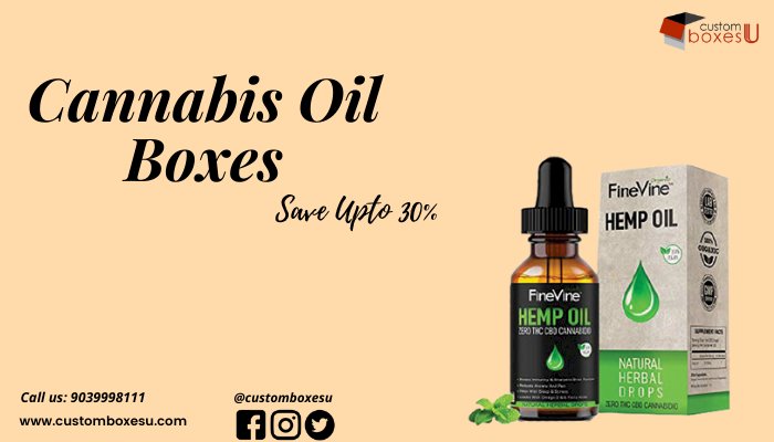Raise your brand with eye-catching Cannabis Oil Packaging